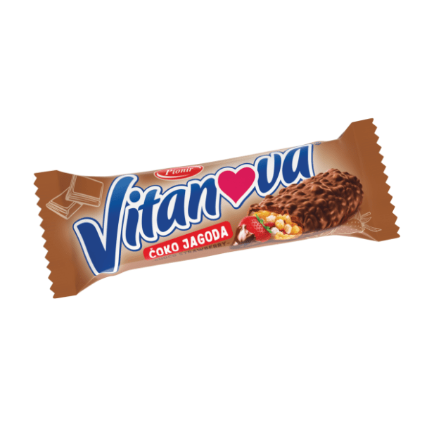 Štanglica PIONIR Vitanova čokolada jagoda 30g 0