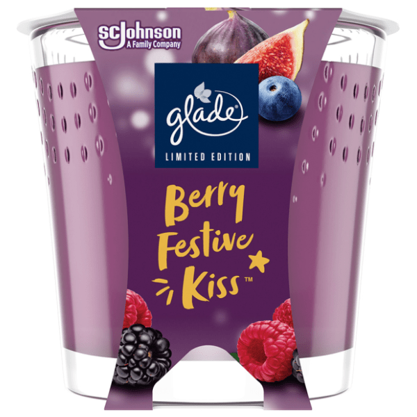 Svijeća GLADE berry festive kiss 129g 0