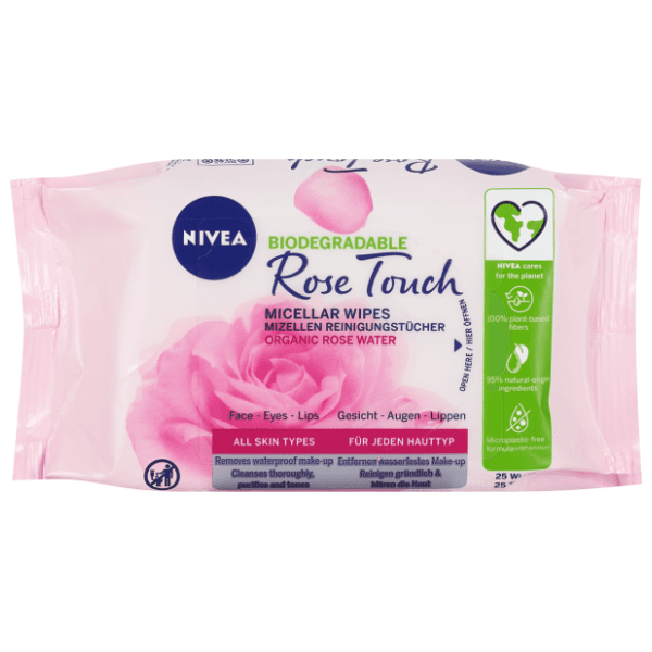 Vlažne maramice NIVEA rose touch micellar 25kom 0