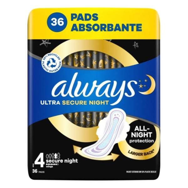 ALWAYS Ultra secure night ulošci 36kom 0