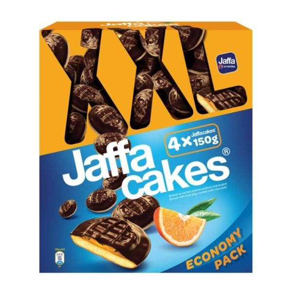 Biskvit JAFFA Cakes naranča XXL 4x150g 0