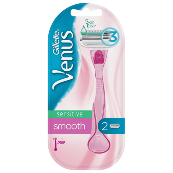 Brijač GILLETTE Venus sensitive smooth 1kom + 2 uloška 0