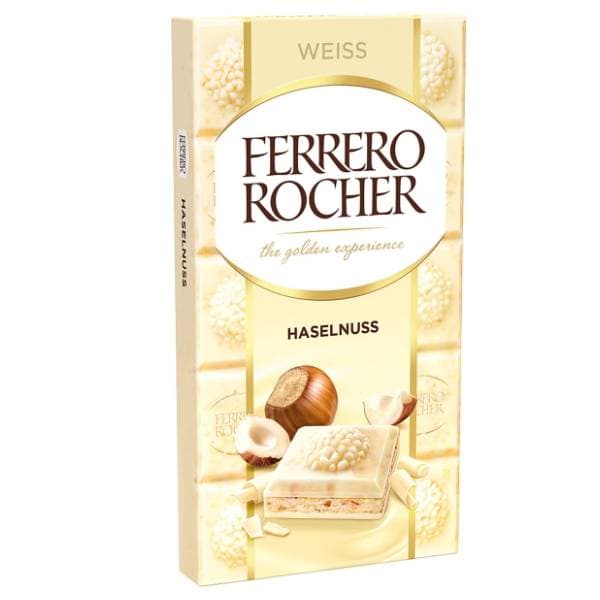 Čokolada FERRERO ROCHER bijela lješnjak 90g 0