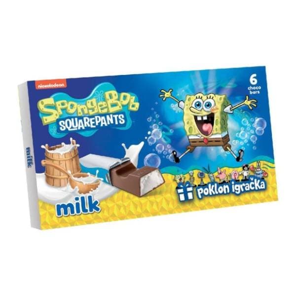Čokolada NELLY Spužva Bob + igračka 75g 0