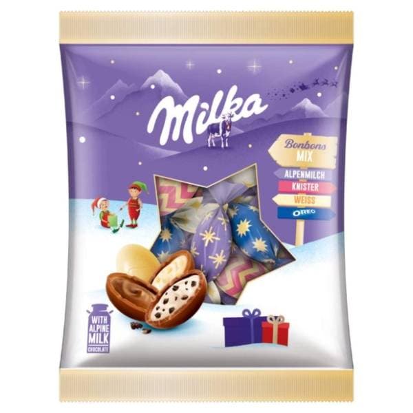 Čokoladni bomboni MILKA Xmas 130g 0