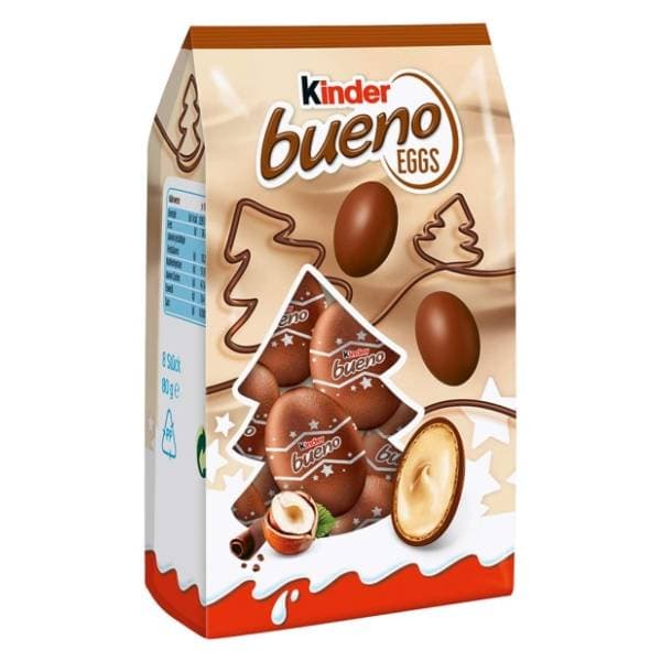 Čokoladni vafl KINDER BUENO Eggs 80g 0