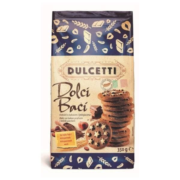 Keks DULCETTI kakao i lješnjak 350g 0