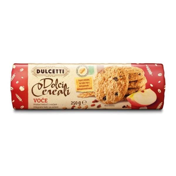 Keks DULCETTI s voćem 250g 0
