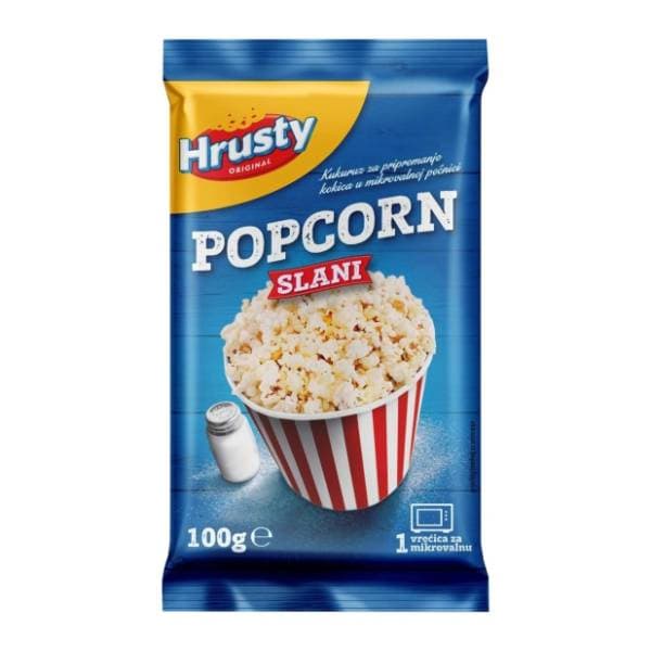 Kokice HRUSTY za mikrovalnu slane 100g 0