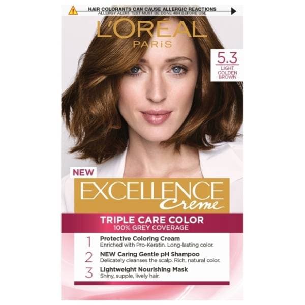 L'OREAL Excellence boja za kosu 5.3 light golden brown 0