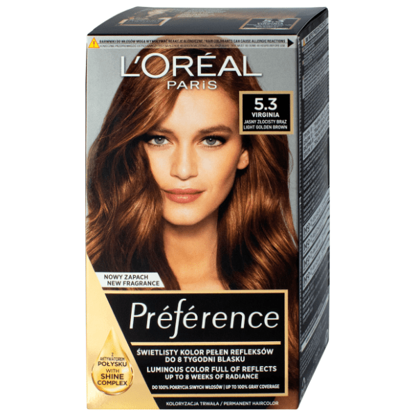 L'OREAL Preference boja za kosu 5.3 golden brown 0