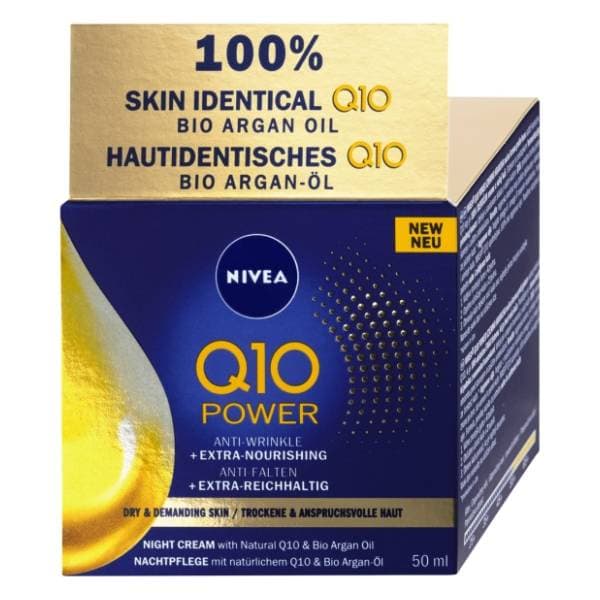 NIVEA Q10 Extra nourish dnevna krema protiv bora 50ml 0