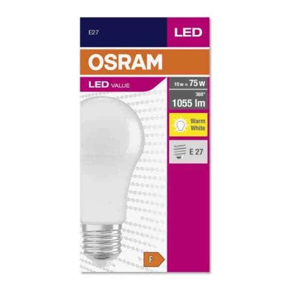 OSRAM LED žarulja E27 10W (75W) Classic A 2700K 0