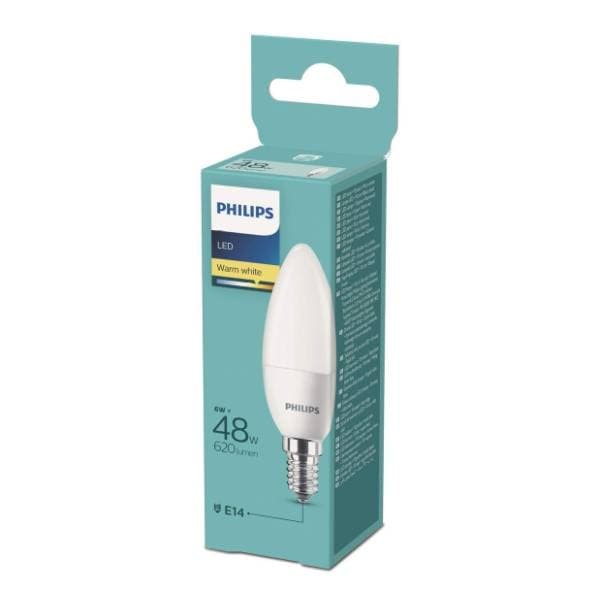 PHILIPS LED žarulja E14 6W (48W) B35 WW FR ND 1PF/12 0