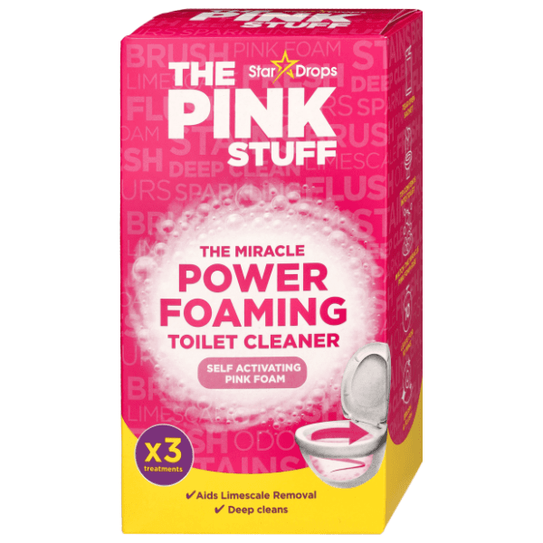 THE PINK STUFF Power foaming pjena za čišćenje kupaonice 3x100g 0