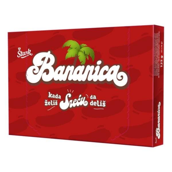 Čokoladica ŠTARK Bananica 125g 0