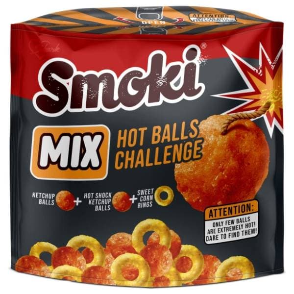 ŠTARK Smoki mix hot balls kečap & sweet corn 90g 0
