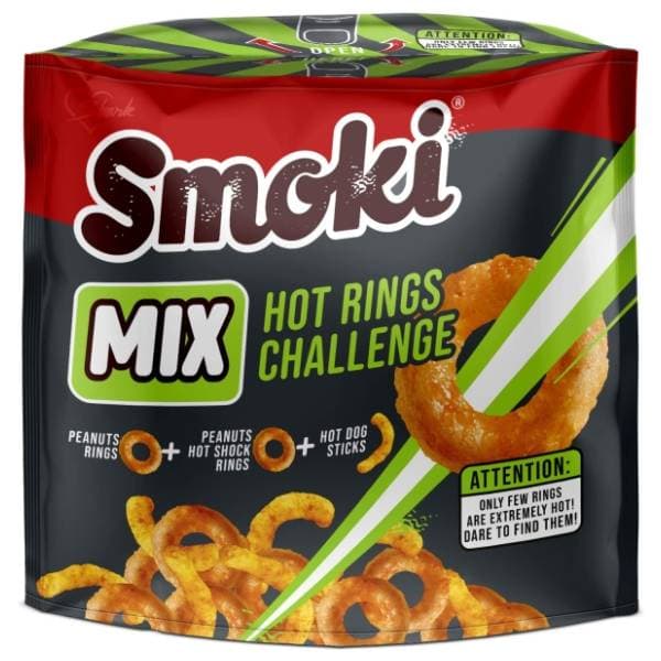 ŠTARK Smoki mix hot rings kikiriki & hot dog 90g 0