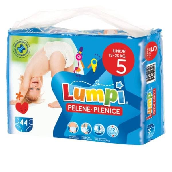 LUMPI pelene 5 junior 44kom 0