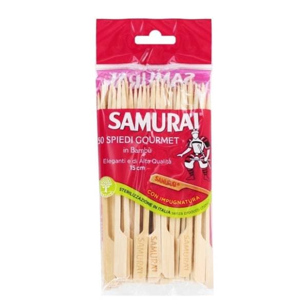 Štapići za ražnjiće od bambusa SAMURAI 15cm 50kom 0