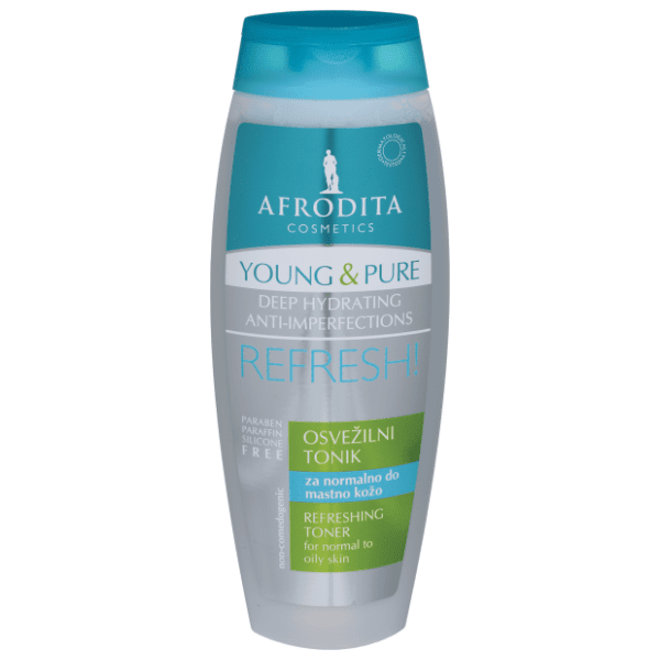 AFRODITA osvježavajući tonik za lice young & pure 200ml 0