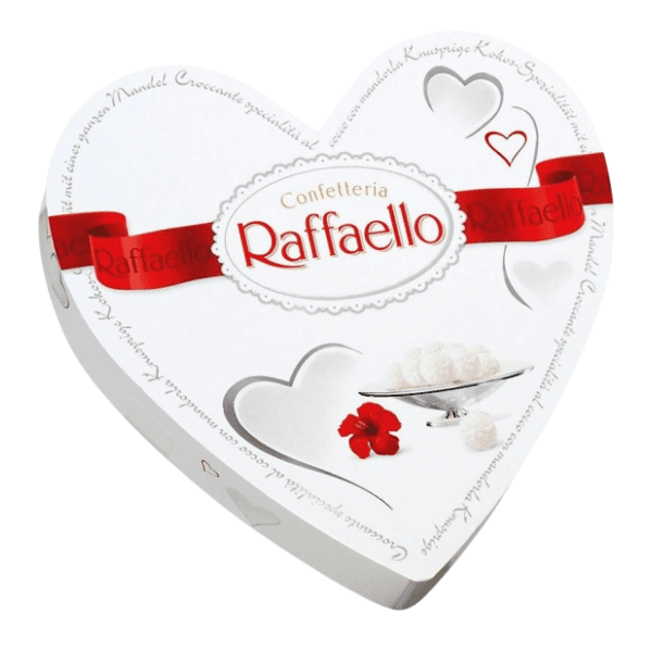 Bombonijera FERRERO Raffaello cuore 140g 0