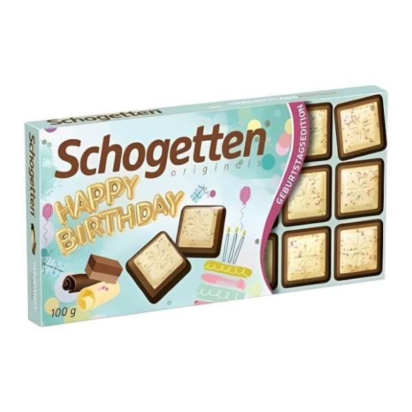 Čokolada SCHOGETTEN Birthday 100g 0