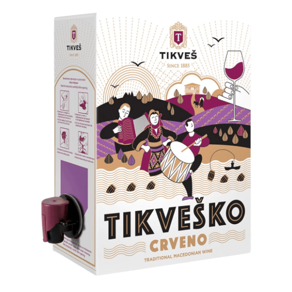 Crno vino TIKVEŠ bag in box 3l 0