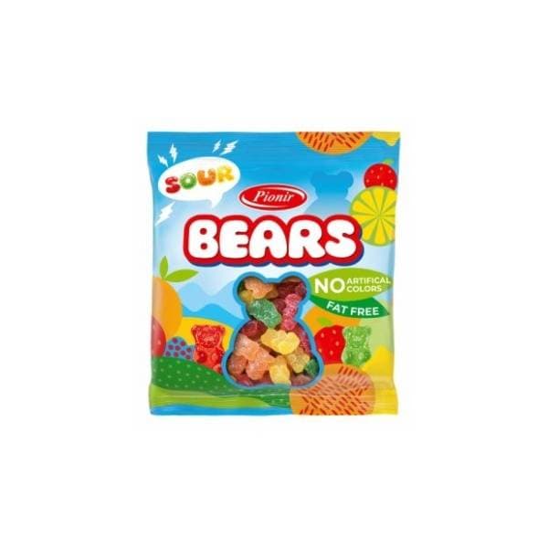 Gumeni bomboni PIONIR sour bears 100g 0