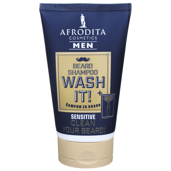 AFRODITA Men sensitive šampon za bradu i brkove 125ml 0