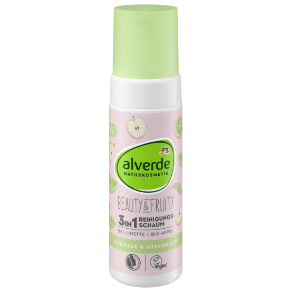 ALVERDE Beauty&Fruity 3u1 pjena za lice limeta i jabuka 150ml 0