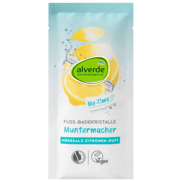 ALVERDE kupka za stopala morska sol i limun 40g 0