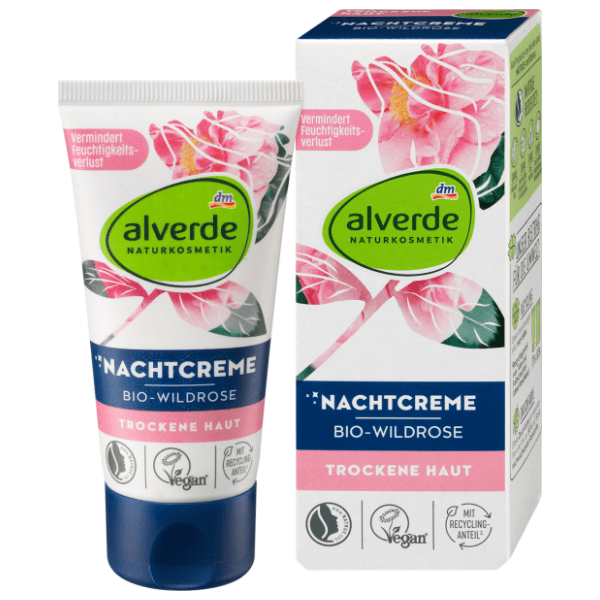 ALVERDE noćna krema za lice divlja ruža 50ml 0