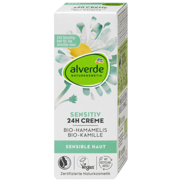 ALVERDE Sensitiv 24h dnevna krema za lice hamamelis 50ml 0