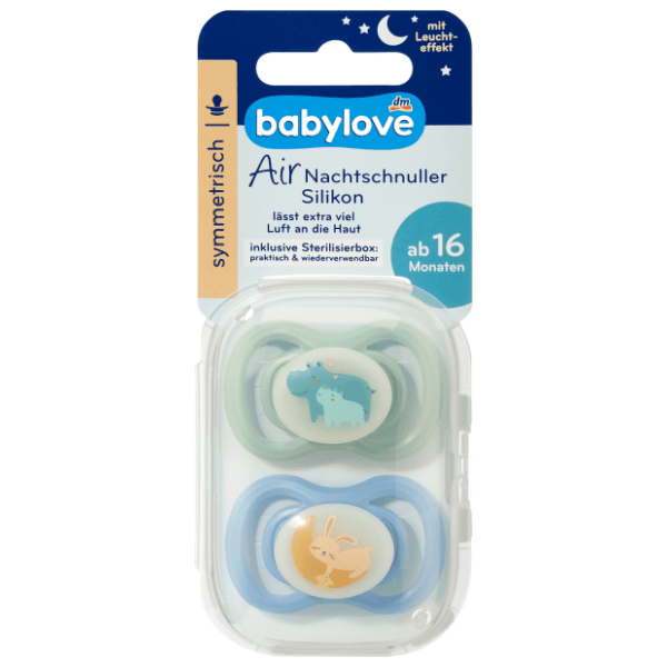 BABYLOVE Air noćna duda (16m+) 2kom 0