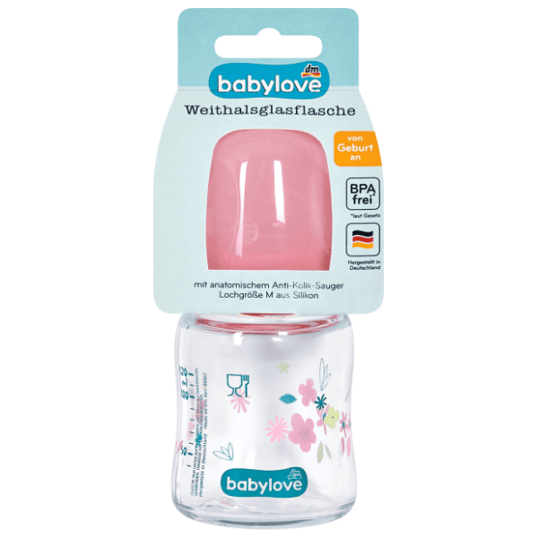 BABYLOVE bočica široki grlo 120ml (više vrsta) 0