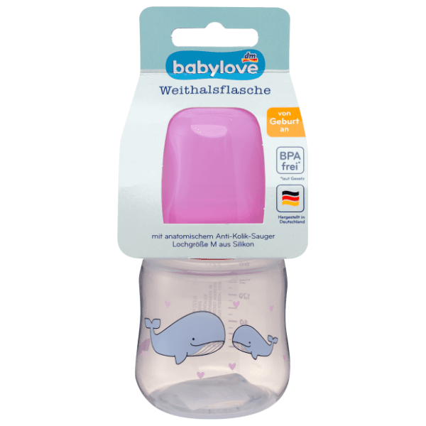 BABYLOVE bočica široki grlo 150ml (više vrsta) 0