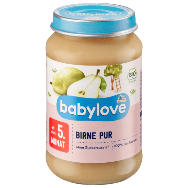 BABYLOVE kašica kruška 190g 0