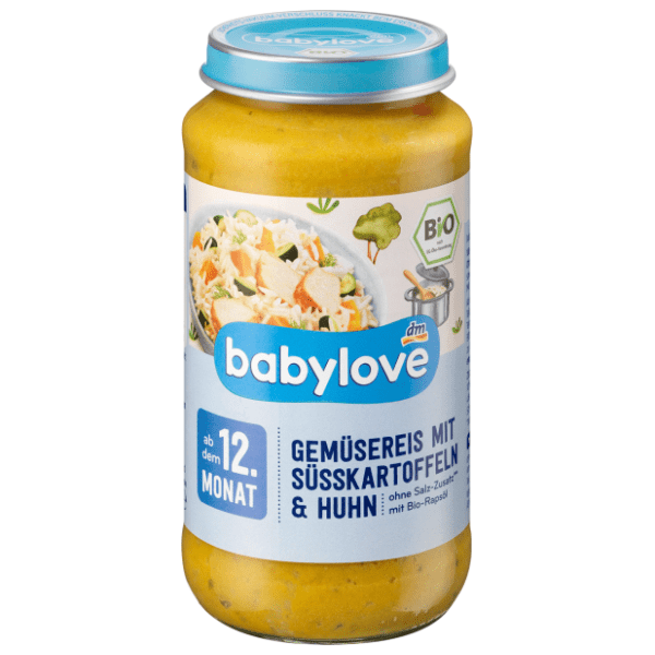 BABYLOVE kašica riža povrće krumpir piletina 250g 0
