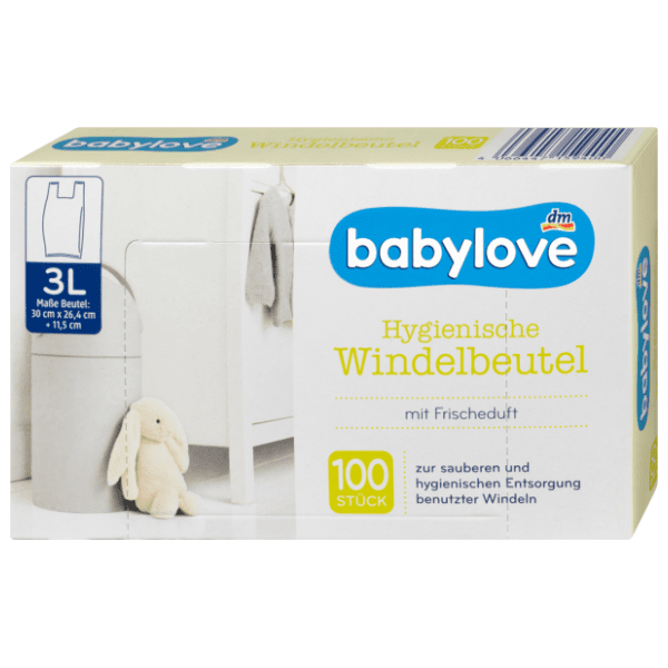 BABYLOVE vrećice za odlaganje pelena 100kom 0