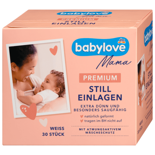 Jastučići za dojilje BABYLOVE Mama s ljepljivom trakom 30kom 0