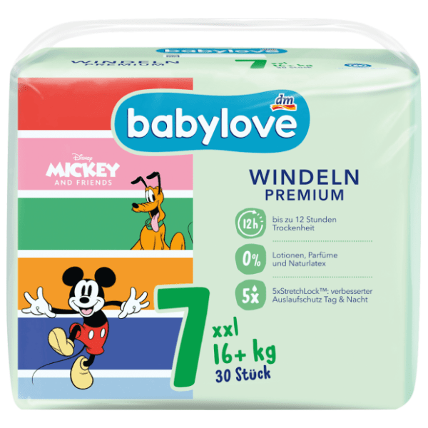 BABYLOVE pelene premium 7 XXL 30kom 0