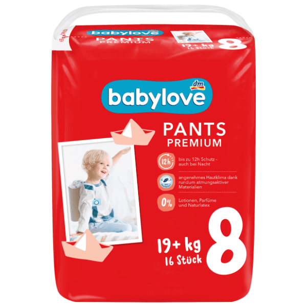 BABYLOVE pelene premium pants 8 16kom 0