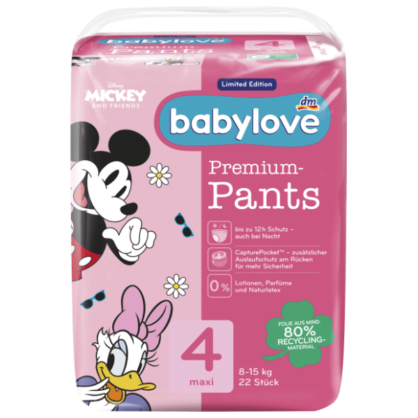 BABYLOVE pelene pants premium 4 maxi 22kom 0