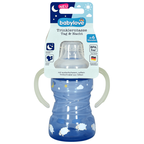 BABYLOVE šalica s ručkama Dan i noć (više vrsta) 0