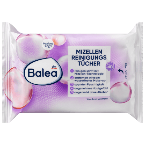 BAELA 5u1 micelarne maramice za čišćenje lica 25kom 0