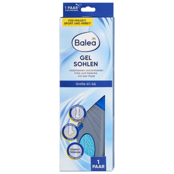 BALEA gel ulošci za cipele 41-46 1par 2kom 0