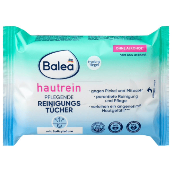 BALEA Hautrein vlažne maramice za čišćenje lica 25kom 0