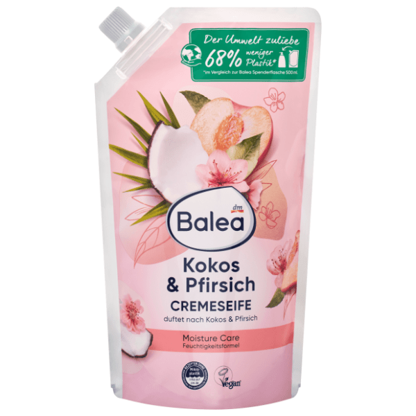 BALEA kokos i breskva kremasti tekući sapun nadopuna 500ml 0