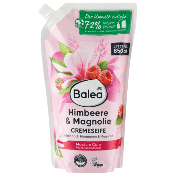BALEA malina i magnolija kremasti tekući sapun nadopuna 850ml 0
